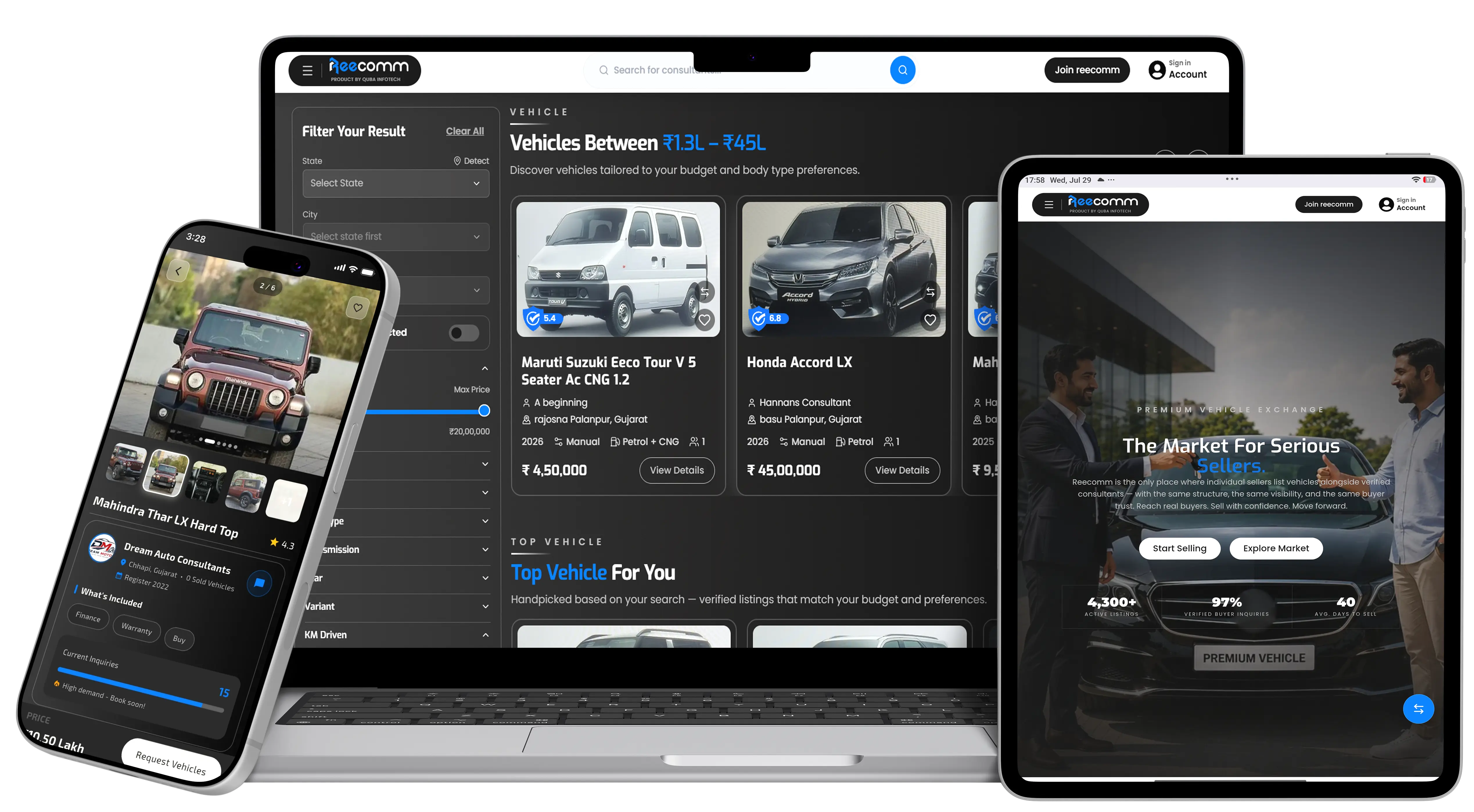 Reecomm Mobile & Multi-Device Experience